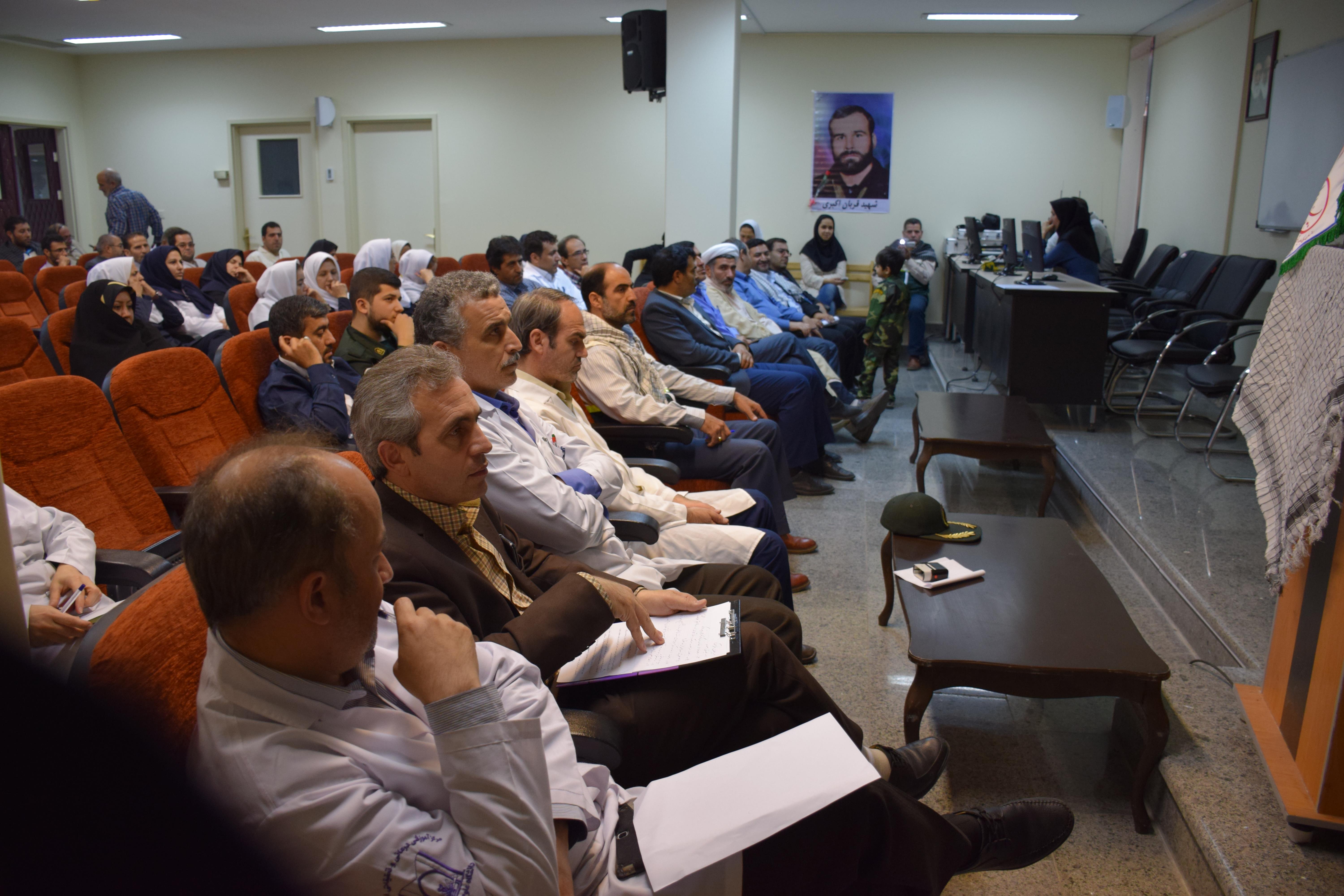 معارفه مدیر کانون بسیج جامعه پزشکی بیمارستان امام رضا (ع)
