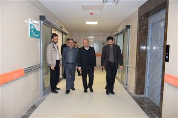 بازدید معاون درمان وزارت بهداشت و آموزش پزشکی از اورژانس بزرگترین اورژانس کشور 