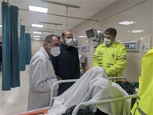 دیدار مدیرکل مدیریت بحران استانداری آذربایجان شرقی از اورژانس بیمارستان امام رضا(ع)