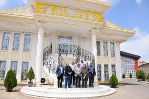 نشست تیم مدیریتی بیمارستان امام رضا(ع) و مدیر فنی دانشگاه علوم پزشکی تبریزبا خیر بزرگوار حاج مصطفی قصاب عبدالهی