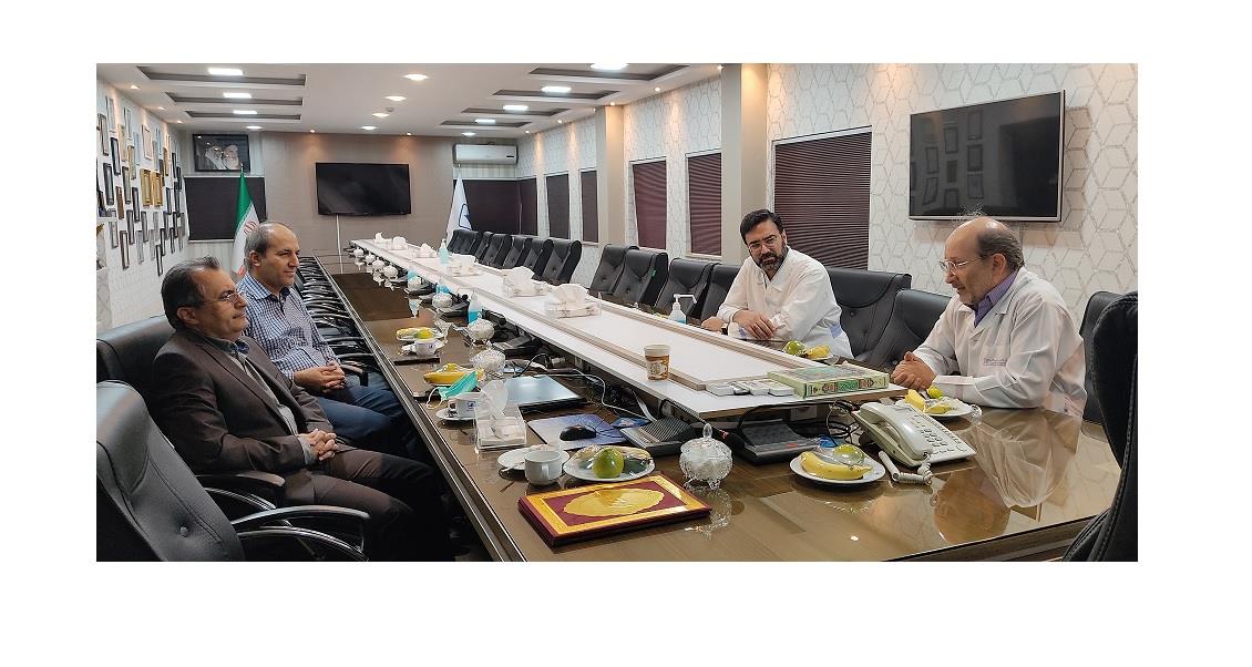 تقدیر رئیس بیمارستان امام رضا تبریز از شرکت داروسازی شهید قاضی تبریز