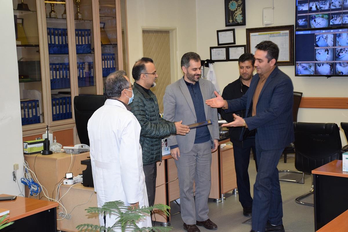 معارفه و تودیع کارشناس نظارت خدمات عمومی بیمارستان امام رضای تبریز