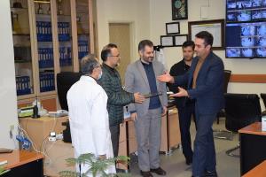 معارفه و تودیع کارشناس نظارت خدمات عمومی بیمارستان امام رضای تبریز