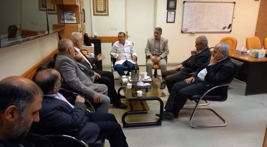 حضور رئیس کمیسیون بهداشت و درمان مجلس در بیمارستان امام رضای تبریز