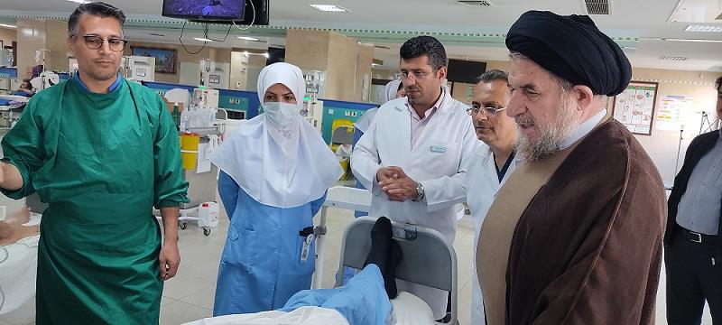 مرکز آموزشی درمانی امام رضای تبریزمیزبان حجت الاسلام دكتر میرتاج الدینی