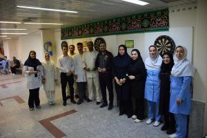 برگزاری مسابقات ورزشی در بیمارستان امام رضای تبریز