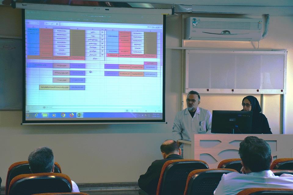 تشکیل جلسه بررسی کسورات بیمارستان امام رضای تبریز