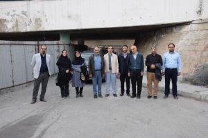 بازدید مدیر فنی و نظارت بر طرح‌های عمرانی دانشگاه از پروژه‌های در حال اجرای بیمارستان امام رضا(ع) تبریز