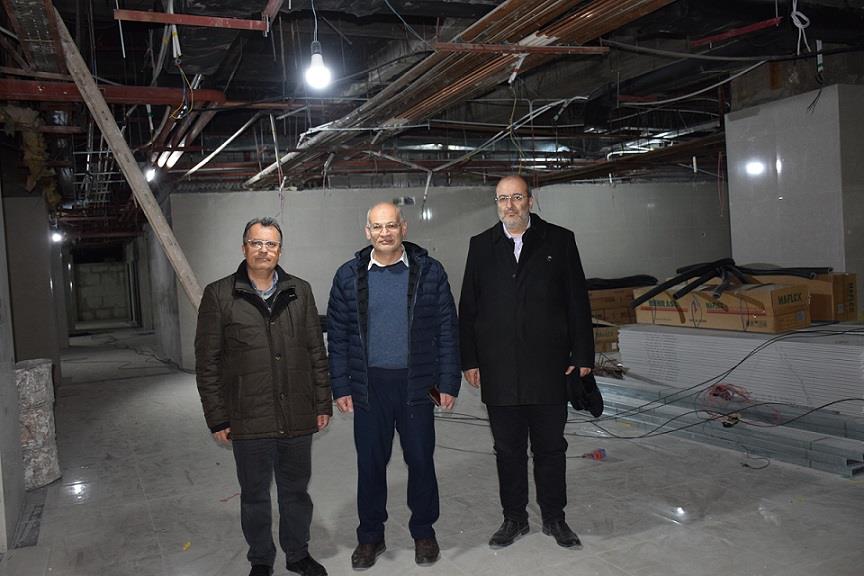 بازدید معاون آموزشی دانشگاه از پروژه در حال تکمیل توسعه اورژانس بیمارستان امام رضا(ع) تبریز