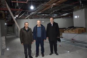 بازدید معاون آموزشی دانشگاه از پروژه در حال تکمیل توسعه اورژانس بیمارستان امام رضا(ع) تبریز