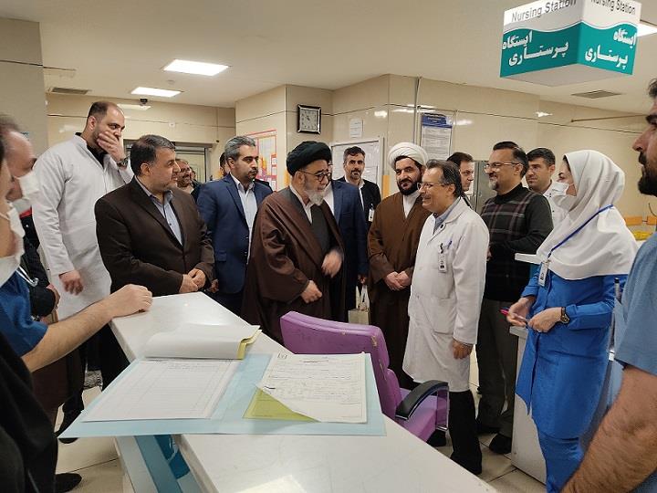 مرکز آموزشی درمانی امام رضای تبریزمیزبان حجت الاسلام و المسلمین سیدمحمد علی آل هاشم بود