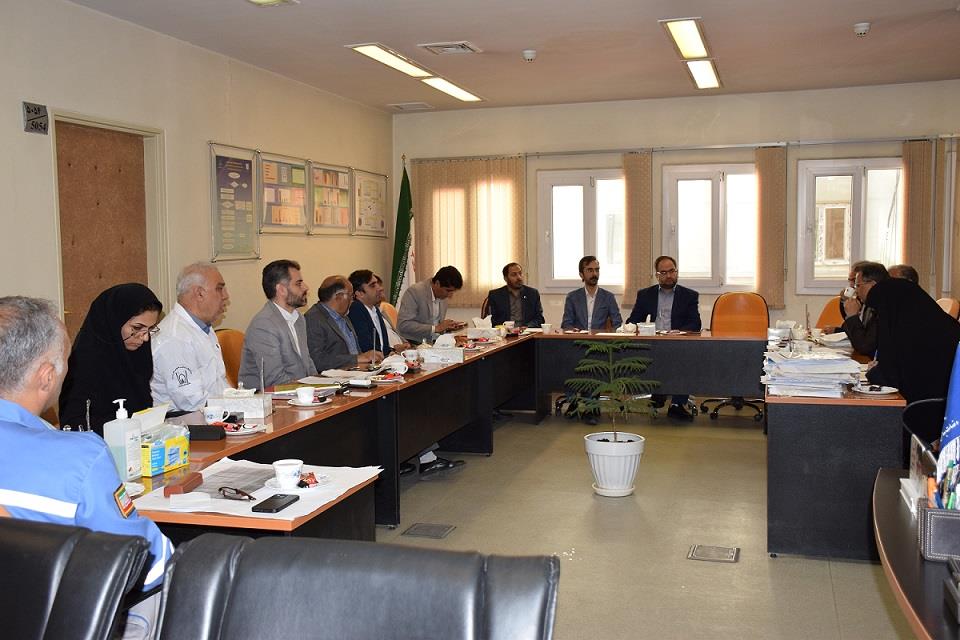 بازدید کارشناسی از وضعیت ایمنی و آتش نشانی بیمارستان امام رضا(ع) تبریز