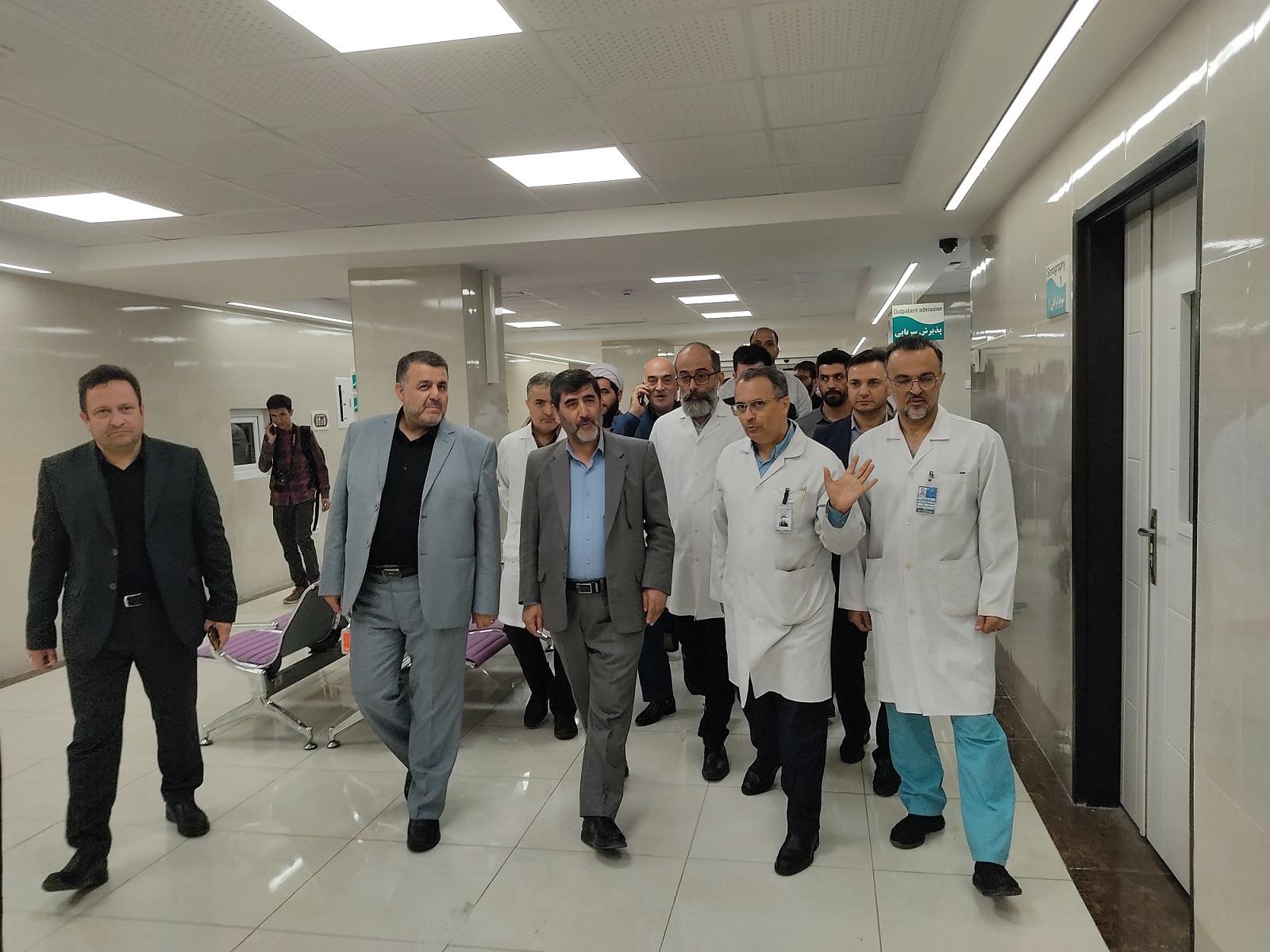 افتتاح پروژه توسعه اورژانس بیمارستان امام رضا (ع) تبریز