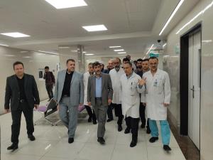 افتتاح پروژه توسعه اورژانس بیمارستان امام رضا (ع) تبریز