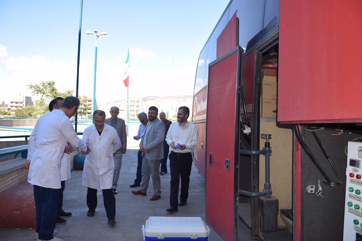 مشارکت خوب کارکنان بیمارستان امام رضا(ع) در اهدای خون؛