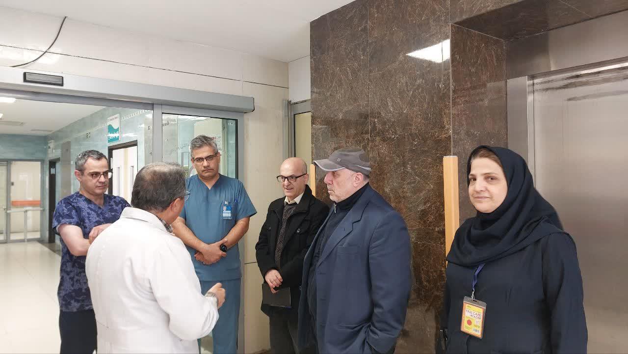 بازدیددکتر جودتی از بخش اورژانس مرکزامام رضا (ع)