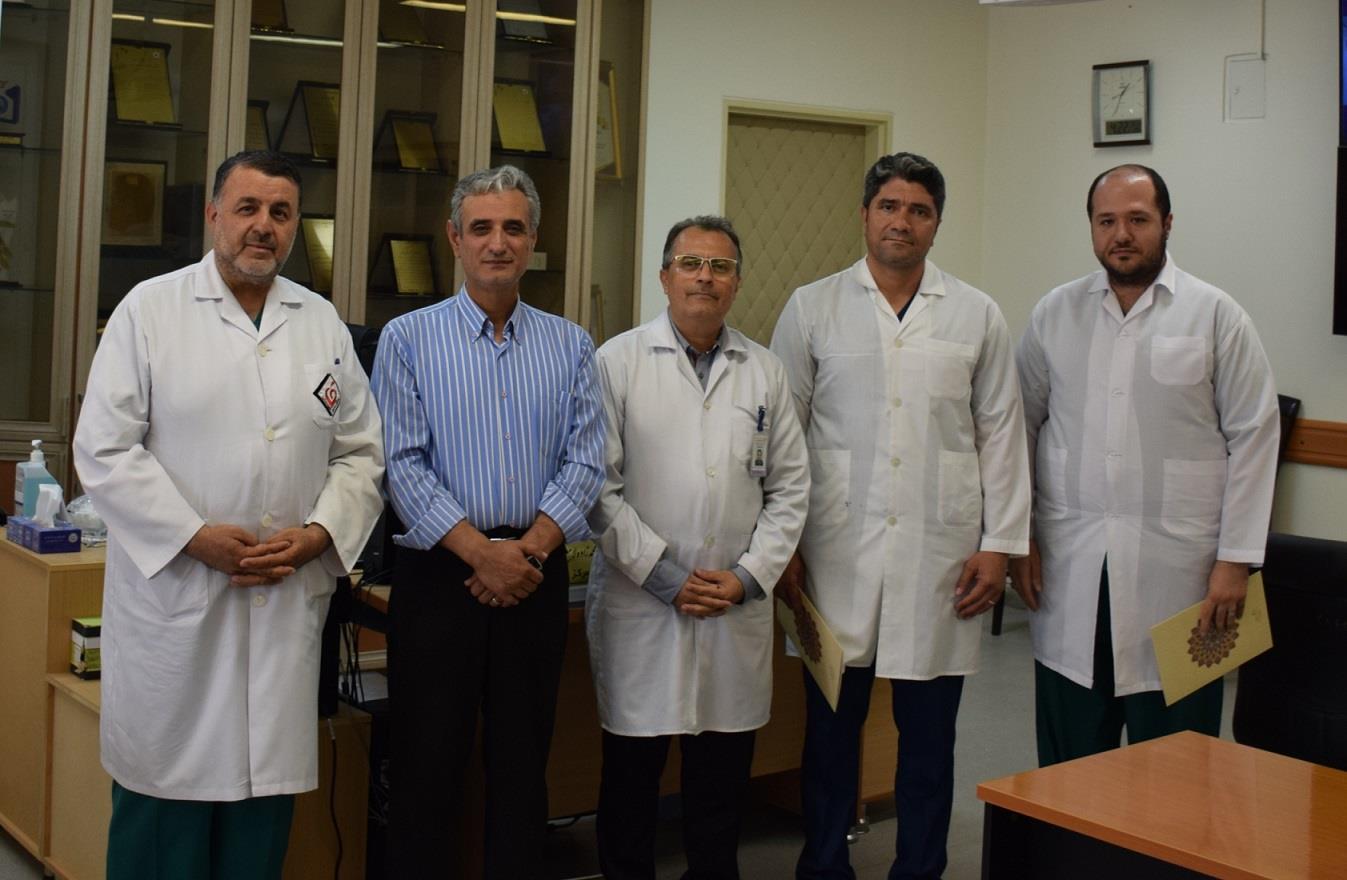 برگزاری جلسه تودیع و معارفه سرپرست اتاق های عمل بیمارستان امام رضا (ع) تبریز