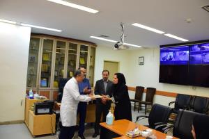 برگزاری جلسه تودیع و معارفه مسئول تغذیه بیمارستان امام رضا (ع) تبریز