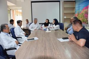 نشست هماهنگی در دپارتمان خون و انکولوژی شهید قاضی