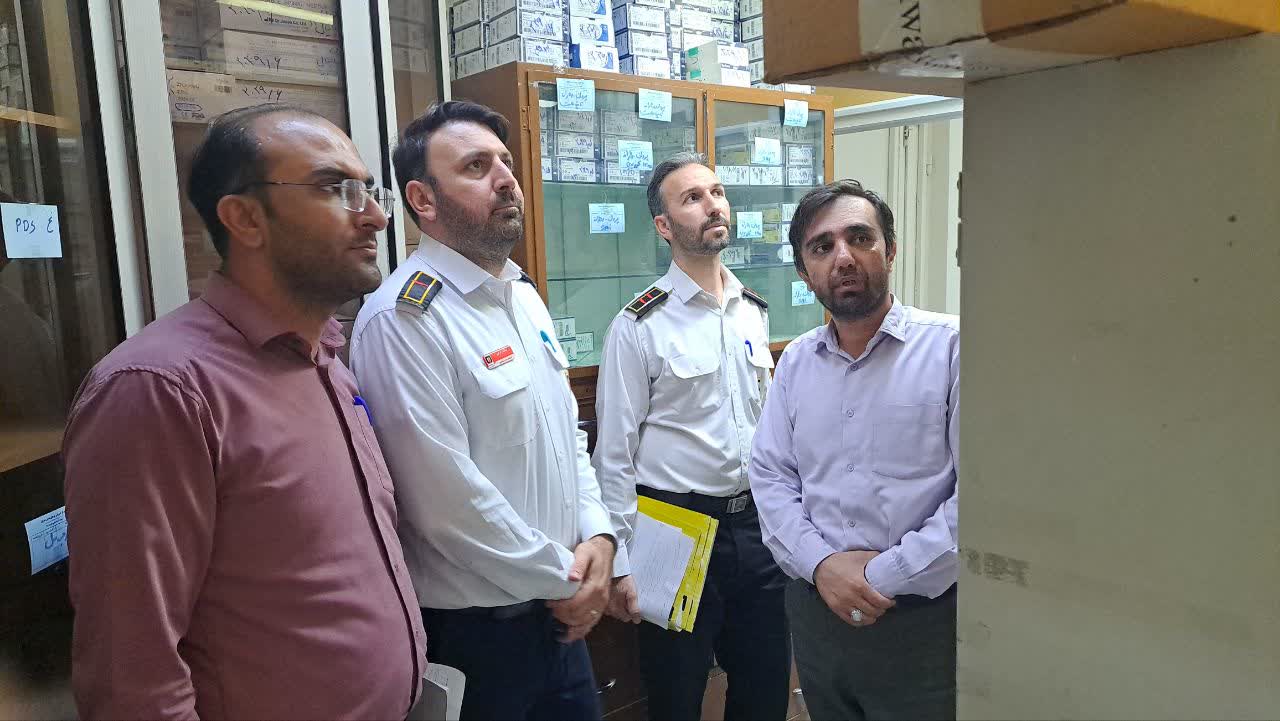 بازدید کارشناسان سازمان آتش نشانی وخدمات ایمنی تبریز از مرکز امام رضا(ع)