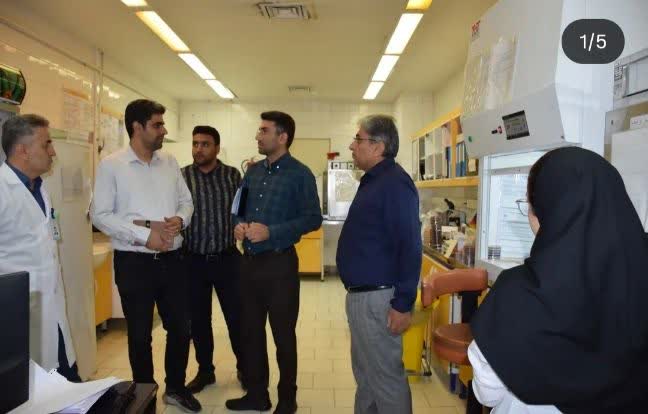 بازدید کارشناسان اداره تجهیزات پزشکی دانشگاه از بیمارستان امام رضا(ع)