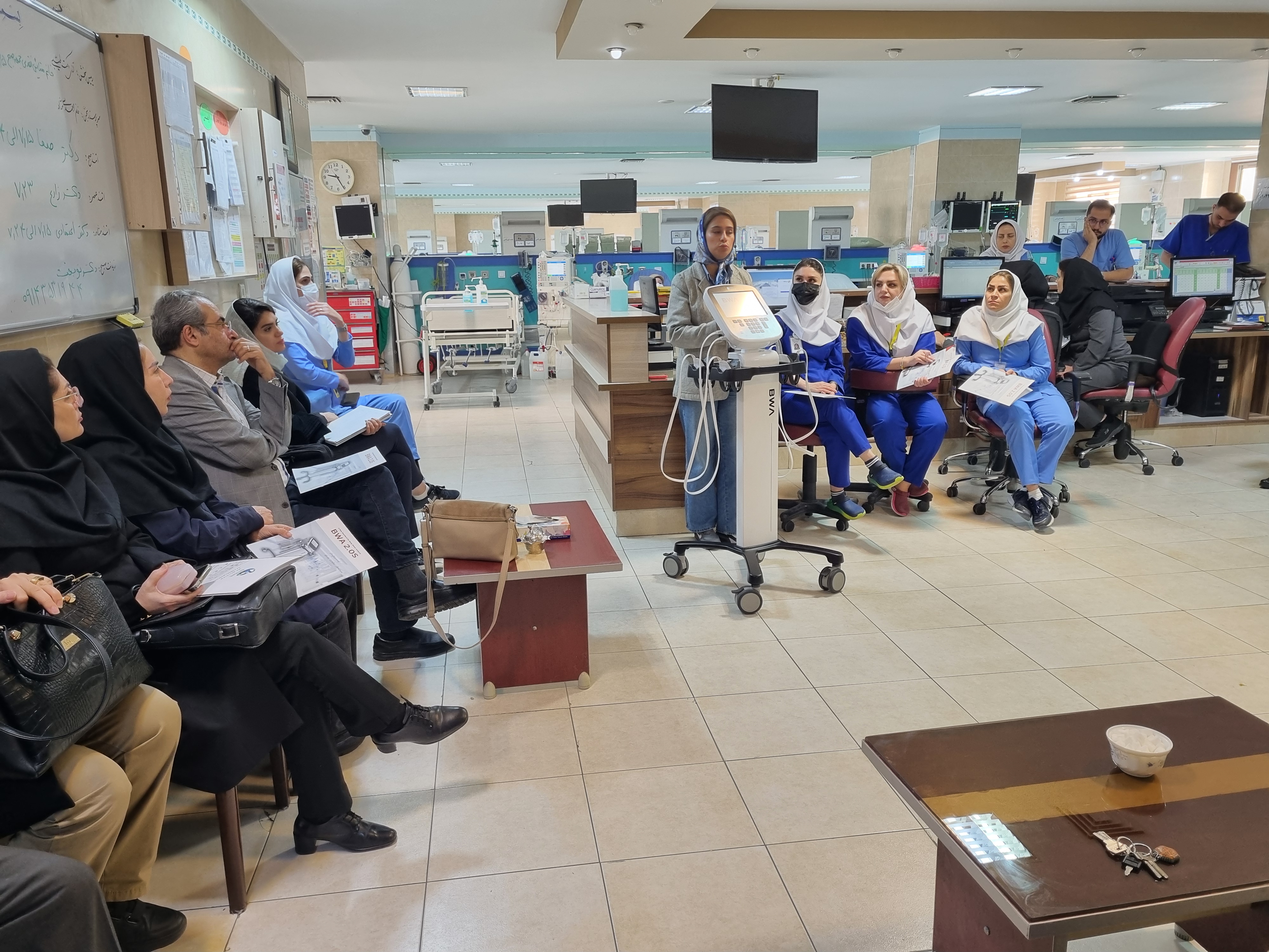 برگزاری جلسه آموزشی آشنایی با کارکرد دستگاه بیوآمپدانس در مرکز آموزشی، درمانی و تحقیقاتی امام رضا (ع)
