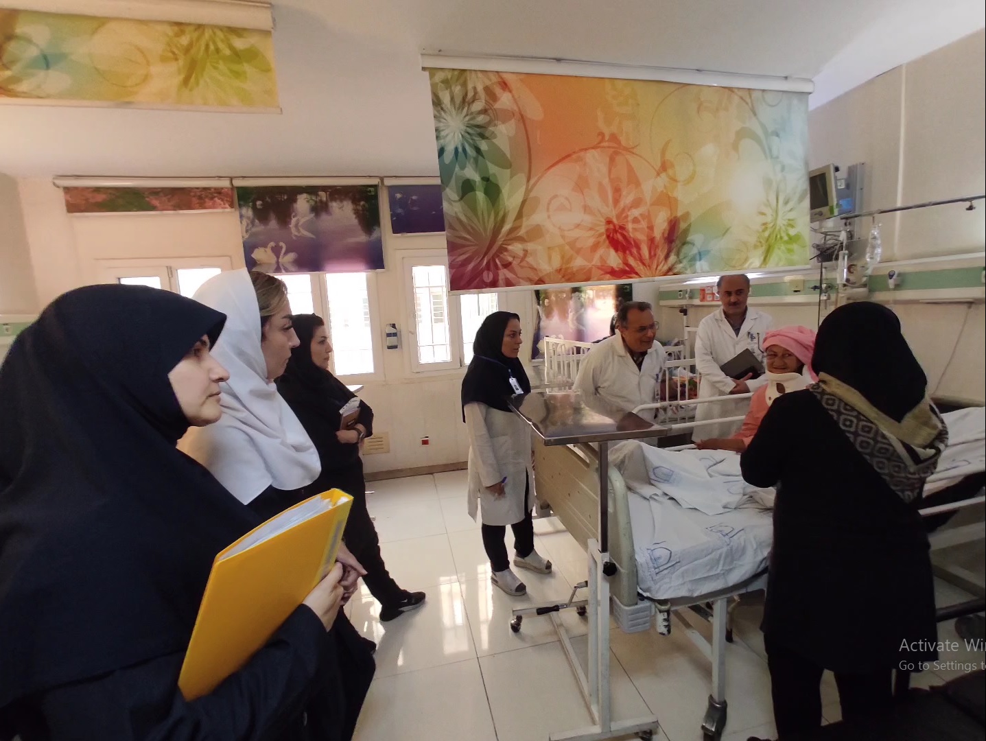 بازدید از روند اجرای فرایند آموزش به بیمار در مرکز امام رضا(ع) تبریز ؛