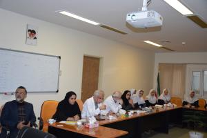 برگزاری نشست تیم مدیریتی مرکز با اساتید گروه آموزشی داخلی – ریه با محوریت بررسی شاخص‌های عملکردی و چالش‌های تخصصی