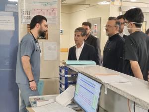 بازدید دکتر رضا صدیقی از مرکز آموزشی درمانی امام رضا (ع)