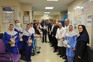 دیدار نوروزی رئیس مرکز آموزشی درمانی امام رضا (ع) با کادر درمان مرکز