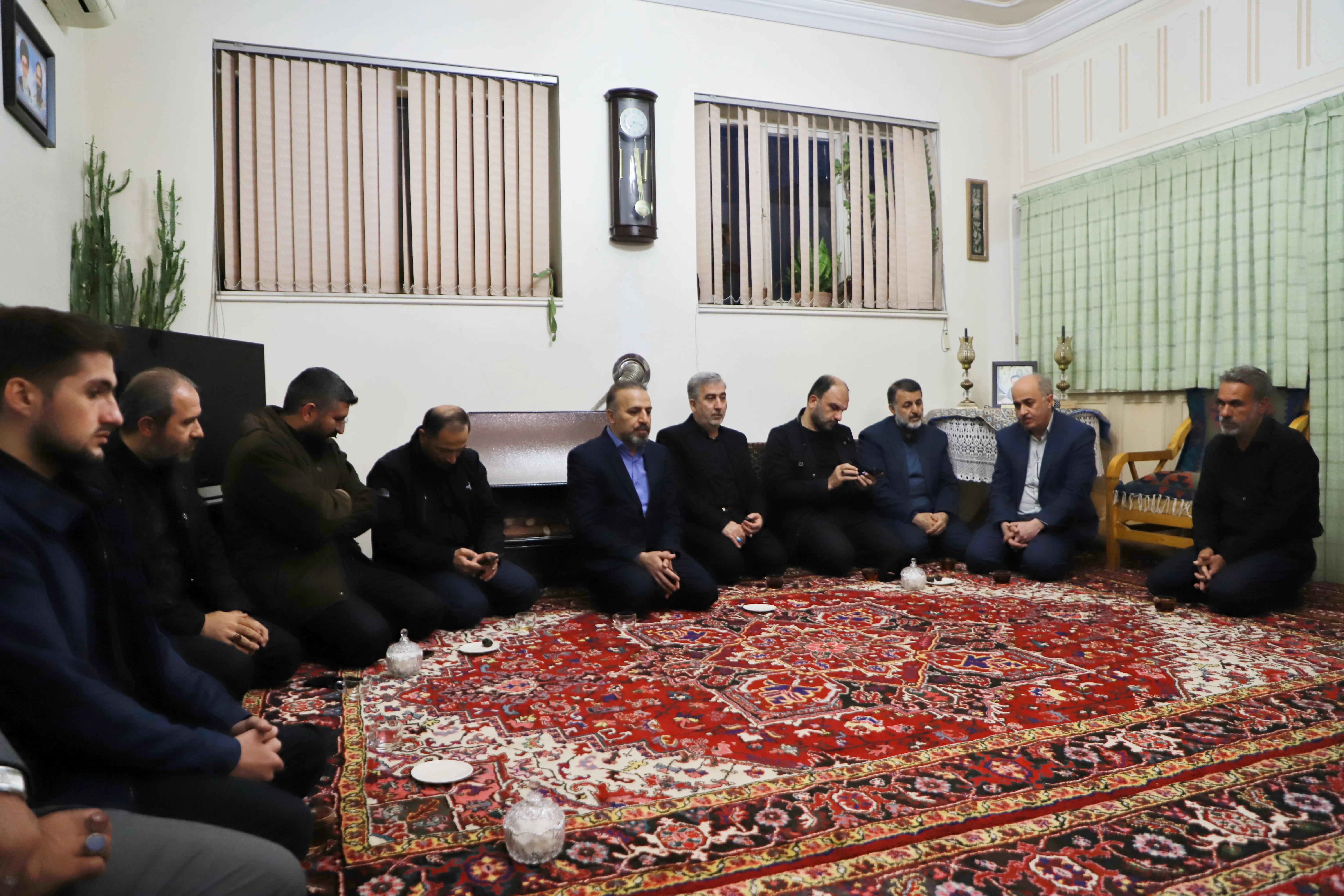 دیدار با خانواده شهید جنگ رمضان، سعید مظهر قراملکی