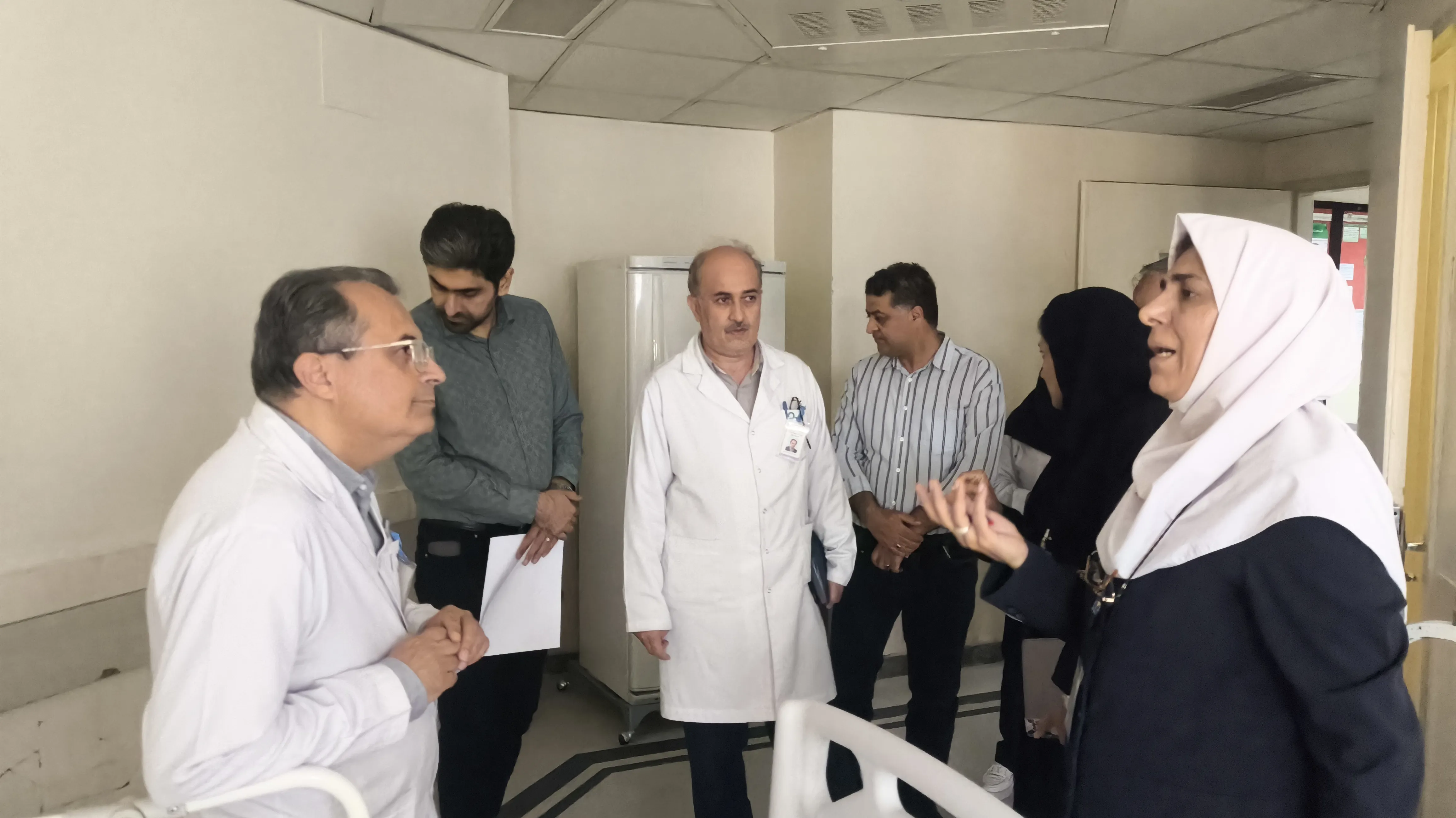 بازدید رئیس مرکز از بخش‌های مختلف با محوریت ارتقای استانداردهای هتلینگ