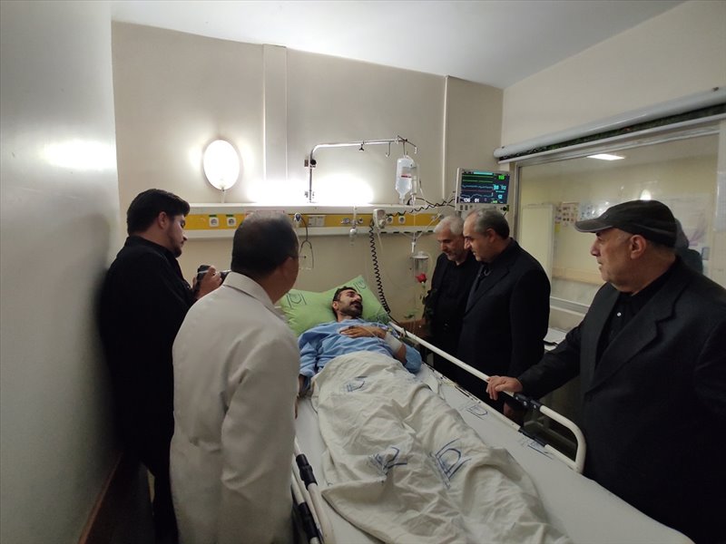 بازدید استاندار از مجروحین جنگی