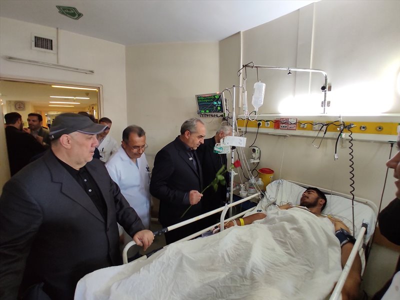 بازدید استاندار از مجروحین جنگی