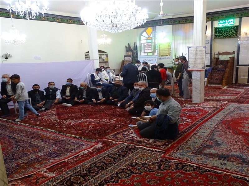 گزارش تصویری از گروه جهادی کانون امام رضا علیه السّلام ویزیت وخدمات فشار خون وتست قندخون 