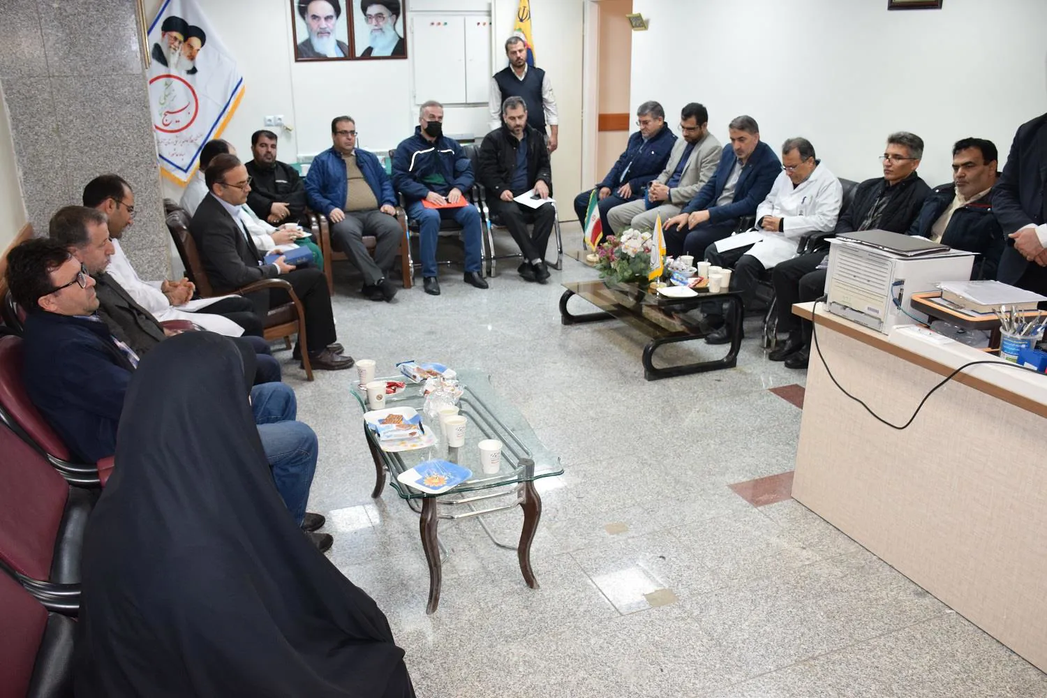 نشست شورای کانون بسیج جامعه پزشکی مرکز آموزشی درمانی امام رضا(ع) تبریز برگزار شد