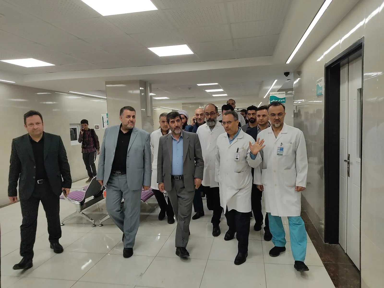 افتتاح پروژه توسعه اورژانس بیمارستان امام رضا (ع) تبریز
