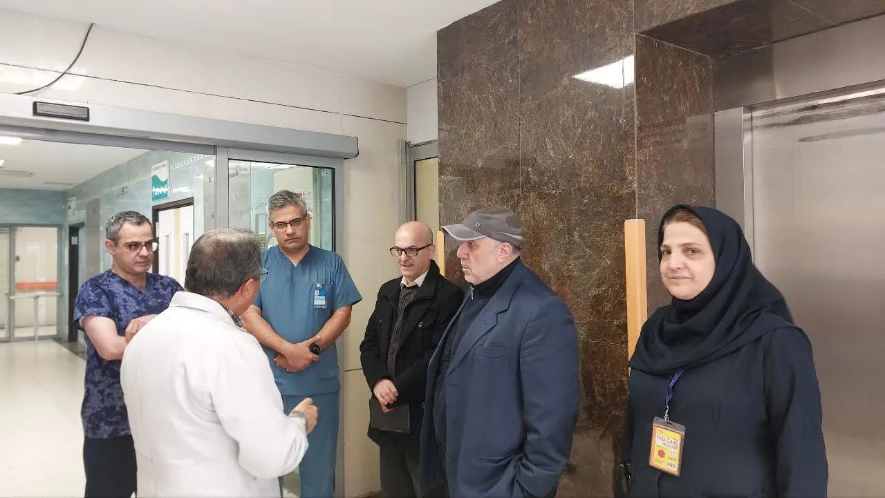 بازدیددکتر جودتی از بخش اورژانس مرکزامام رضا (ع)