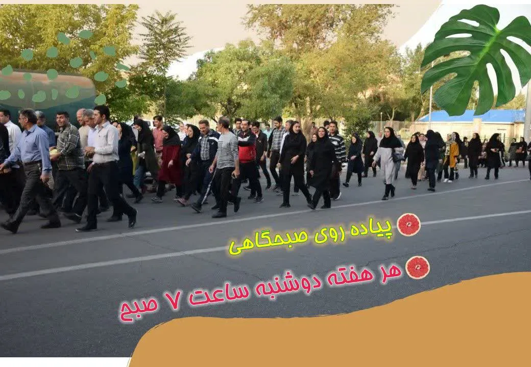 پیاده روی صبحگاهی